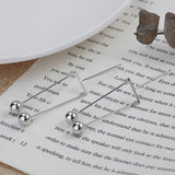 925 Sterling Silver Scale Bead Earrings
