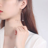 925 Sterling Silver Scale Bead Earrings