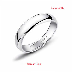 925 Silver Couples Ring Sets Old Style Original Ring for Woman Man Wedding