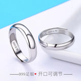 925 Silver Couples Ring Sets Old Style Original Ring for Woman Man Wedding