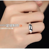 925 Silver Couples Ring Sets Old Style Original Ring for Woman Man Wedding