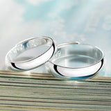 925 Silver Couples Ring Sets Old Style Original Ring for Woman Man Wedding