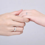 925 Silver Couples Ring Sets Wedding Jewelry Ring