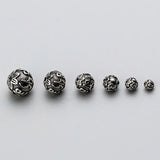 925 Silver Buddhism Mantras Spacer Beads 6-16mm