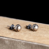 925 Silver Hexagon Screw Ear Jewelry All-match Style Earrings
