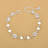 925 Silver Love Stars Mix And Match Bracelet for Women