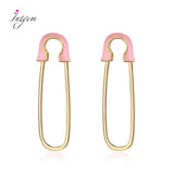 925 Silver Pink Pin Earrings for Women