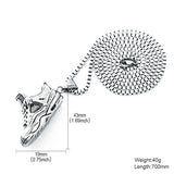 925 Silver Sports Hip-Hop Pendant Men's Shoes Necklace