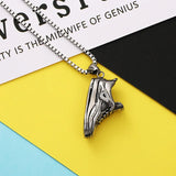 925 Silver Sports Hip-Hop Pendant Men's Shoes Necklace