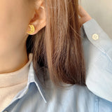 925 Silver Crescent Moon Stud Earrings Sailor Half Moon Studs 18K Moon Earrings
