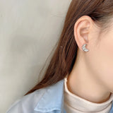 925 Silver Crescent Moon Stud Earrings Sailor Half Moon Studs 18K Moon Earrings