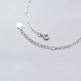925 Sterling Silver Cross Bracelet Chain Leg Female Foot Jewelry