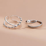 925 Sterling Silver Cross Ring With Pearl Adjustable Size