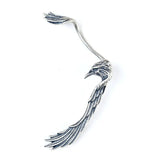 925 Silver Crow Clip Earrings Female Accessories Women's Earrings
