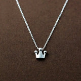 925 Sterling Silver Crown Necklace & Pendant for Women