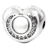 925 Silver Crown Star Snowflake Clasp Charm for Bracelet Bangle