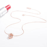925 Silver Crown Diamond Necklace for Women