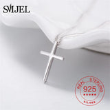 925 Silver Crucifix Cross Pendant Necklace For Men Women