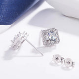 925 Silver Crystal Bridal Jewelry Set for Women