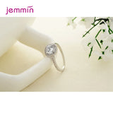 925 Silver Crystal Bridal Jewelry Set for Women