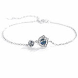 Crystal Planet Charm Bracelet for Women