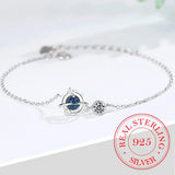 Crystal Planet Charm Bracelet for Women