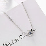 925 Silver Crystal Flower Bracelet for Women - Charm Bangle Jewelry