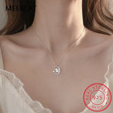925 Silver Crystal Unicorn Charm Pendant Necklace Wedding Jewelry Choker