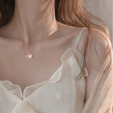 925 Silver Crystal Unicorn Charm Necklace for Women