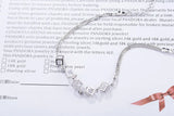 925 Silver Cube Box Bracelet For Women
