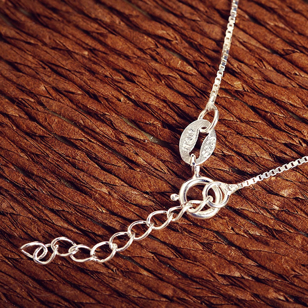 925 Sterling Silver Cube Bohemian Anklets for Women