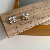 925 Sterling Silver Mossstone Earrings 3mm
