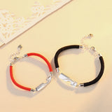 925 Sterling Silver Couple Bracelet Engraved Heart Date Letter