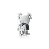 925 Silver Bobby Bot Dog Charm for Bracelet