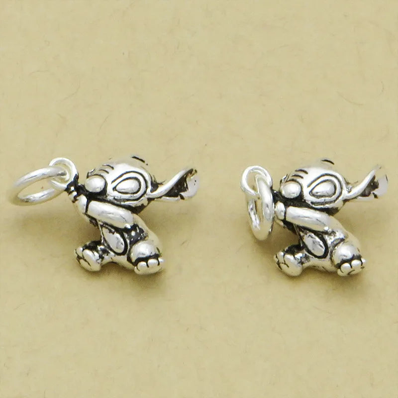 925 Silver Cartoon Character Dangle Charm for Bracelets