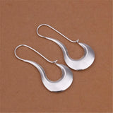 925 Silver Drop Earrings Charm Women Jewelry Wedding Gift