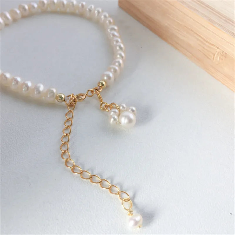 925 Silver Pearl Cat Claw Bracelet Vintage Mother's Jewelry