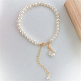 925 Silver Pearl Cat Claw Bracelet Vintage Mother's Jewelry