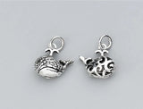 925 Sterling Silver Whale Charm 17.5x16mm DIY Jewelry