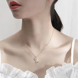 925 Silver Daisy Pendant Necklace Flower Charm