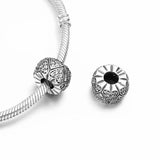 925 Silver CZ Beads for Bracelets