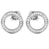 925 Silver Enchanted Crown Tree Of Love Earrings