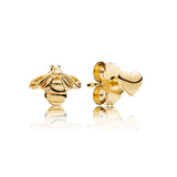 925 Silver Water Drop Crown Heart Bee Earrings Women's Charm Jewelry