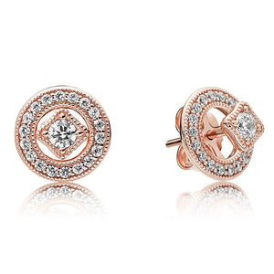 925 Silver Water Drop Crown Heart Bee Earrings Women's Charm Jewelry