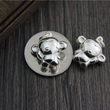 925 Silver Necklace Pendant Animal Charms Jewelry Findings