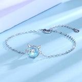 925 Sterling Silver Demon Charm Bracelet For Women