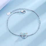 925 Sterling Silver Demon Charm Bracelet For Women