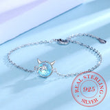 925 Sterling Silver Demon Charm Bracelet For Women
