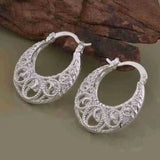 925 Silver Earrings Heart Gift for Women Student Girls