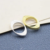 925 Silver Devil's Eye Beads Frame for DIY Necklace Bracelet